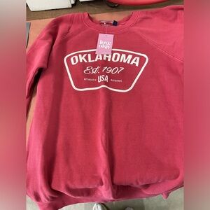 Oklahoma maroon sweatshirt